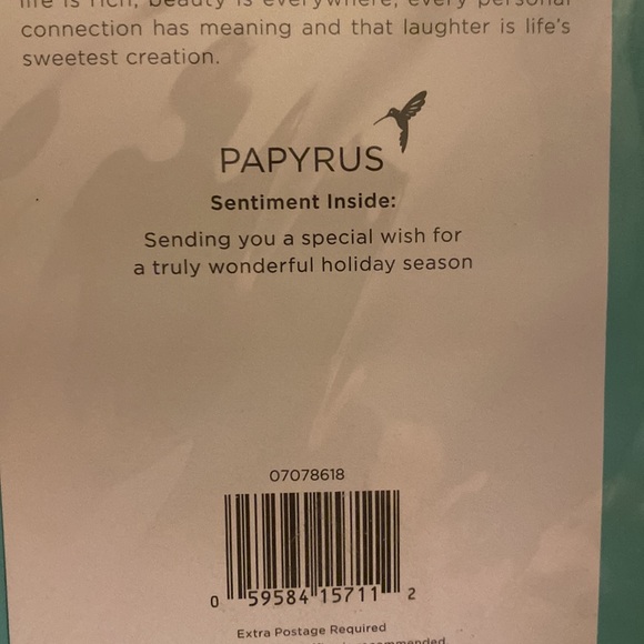 Collection of 5 brand new Papyrus holiday cards incredible - Picture 4 of 11